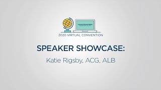 Toastmasters 2020 Convention Speaker Showcase: Katie Rigsby