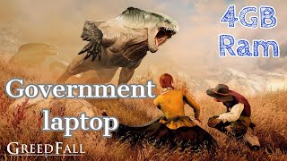 GreedFall Government laptop gameplay | amd r4 graphics | 4Gb Ram | lenovo e41-15