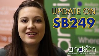 Andson: UPDATE on SB249 3/10/17