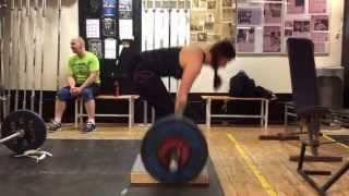 Deficit Deadlift, 4x65kg, 20/2-15