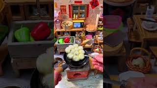 Little Kitchen Childlike Happy Rice ~ Жареные рисовые шарики 😅 Каждое семейное развлечение Snacks