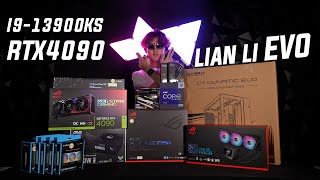 i9-13900KS + ASUS ROG Strix RTX 4090 24G | Lian Li O11 Dynamic EVO Build| INVADERPC