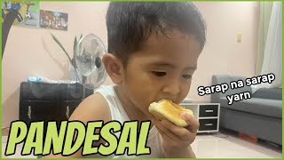 One Year Old Baby Eating Pandesal | Matheus Jade