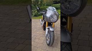 Triumph Thruxton R #motorcycle #classic #triumph #motovlog #caferacer #viral #shorts #shortsvideo