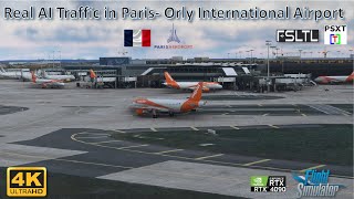 FS 2020 - Real AI Traffic in Paris Orly International Airport LFPO