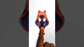 Which One is Correct‼️ Spider Man Verse 3 New Eye Puzzle Game🎯 Miles Morales #shorts #spiderman #art