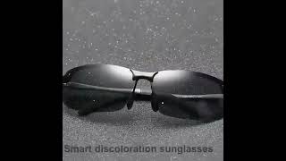 Automatic Color-Changing Polarized Glasses