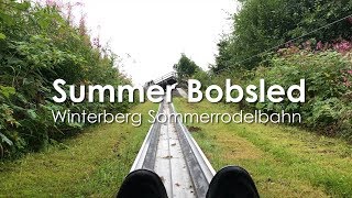 Summer BobSled Run - Sommer Rodelbahn at Winterberg, Germany