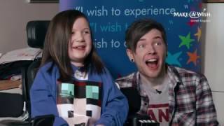 Tiegan's wish to meet Dan TDM | Make-A-Wish UK