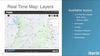 UDOT iPeMS Training: Part 4 - Using the iPeMS Map