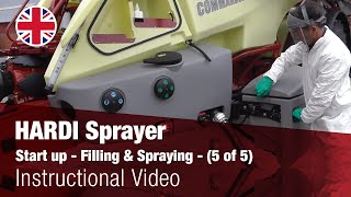 Instructional Video - HARDI sprayer start up - Filling & Spraying - (5 of 5)