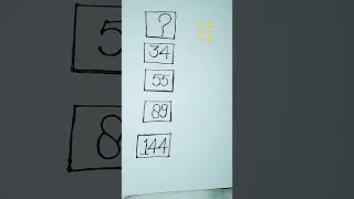 Series | Reasoning #maths #missingnumber #shorts