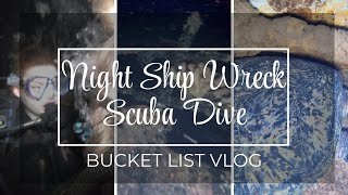 What it is like diving a SHIP WRECK at NIGHT in Hawaii?