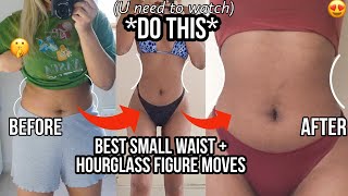 Top exercises to slim waist and get an hourglass 2023 - The workouts that changed EVERYTHING!!