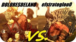 Total War: Warhammer II ⚡️ Royal Rumble (Best of 4) ⚡️ DOLORESDELANO vs. efstratoglou0