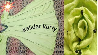 kalidar kurty cutting and stitching #kurty #fashion #kalidarkurty #longvideo