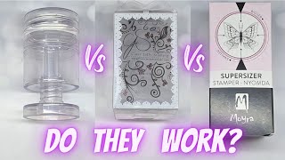 Nail Art Stamping. What's it worth to resize your images? Trial & Brand Comparison.