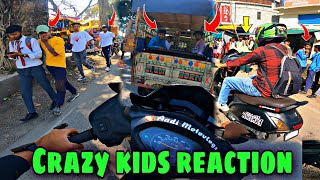 Crazy 😜 Schools Kids 😍Reactions |Girls and Boys Crazy Reaction On Modified Activa / Aadimotovlogs