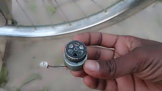 Free Energy Dynamo using DC Motor | How To Make Cycle Disc Brake Light Using DC Motor | #Shorts