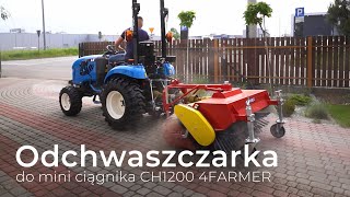 Odchwaszczarka CH1200 do traktora z koszem 4FARMER - LS Tractor XJ 25 :: Traktor.com.pl