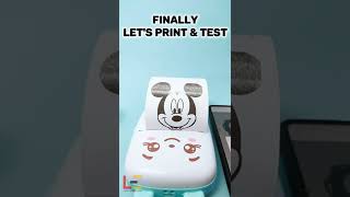 How to put mini printer paper 🖨️ ||#shorts