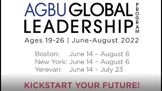 AGBU Global Leadership Program 2022