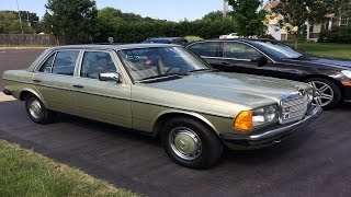 EURO W123  1984 Mercedes Benz 300d 4spd manual