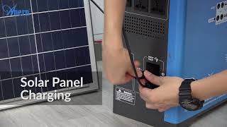 Portable Lithium Battery Solar Storage System