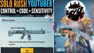 [NEW] Solo rush Control Code And Sensitivity Code 2021 || 5 finger best Control Setup || Dark Gaming