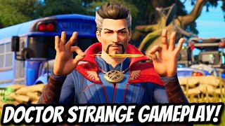 *NEW* DOCTOR STRANGE SKIN + CONJURE WEAPON EMOTE GAMEPLAY! - Fortnite Battle Royale