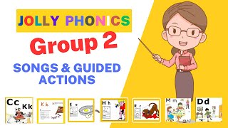 LEARN THE GROUP 2 SONGS AND GUIDED ACTIONS || JOLLY PHONICS || VIDEOS FOR KIDS || MS. ESTER'S CORNER