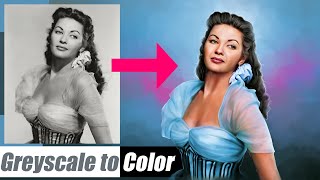 GREYSCALE to COLOR - Digital Painting Tutorial | Yvonne De Carlo | Artisa 23