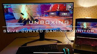 Unboxing: SVIVE Curved Gaming Monitor