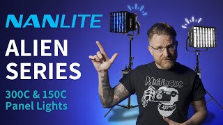 Nanlite Alien 300C and 150C Panel Lights | Separated only by Power