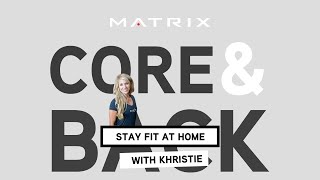 STAY FIT AT HOME with Khristie - ABS & BACK workout (EN)