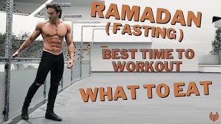 Best time to workout and nutrition in ramadan to prevent muscle loss  !