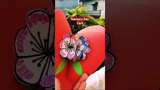 DIY Flowers Pop-Up Card for Teacher's Day#shorts#art