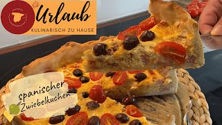 🇪🇸 Spanischer ZWIEBELKUCHEN Rezept - Herzhaft & warm genießen 🇪🇸