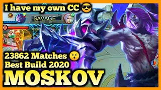 MOSKOV SAVAGE, GAMEPLAY 2020, BEST BUILD SEASON 17, MOSKOV HYPER CARRY, MOBILE LEGENDS, MLBB MOSKOV