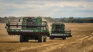 Żniwa 2017 - | John Deere W540c 2266 6210SE |