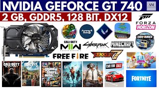 NVIDIA GEFORCE GT740 2GB, GDDR5, 128BIT, DX12, GAMING GRAPHIC CARD, GAMEPLAY, BENCHMARK