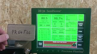 Визначення параметрів налаштування сівалки Precision Planting для насіння соняшника.