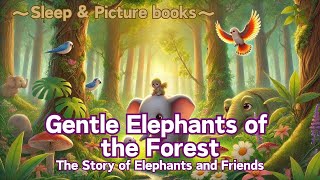 【Picture book】  Gentle Elephants of the Forest #45【Story-telling】 【Lulling a child to sleep】 【Lofi】