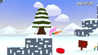 Super Bunny Man v1.0 - w2. Snowy Summit - All Carrots