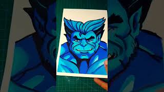 next, menggambar tokoh X-men 97: beast #shorts