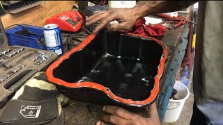 2013 Jeep Compass 2.4L 2x2By4X4 Oil pan replacement vlog .. A day at MoTown Auto