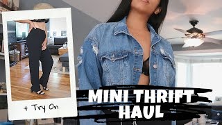 Mini Thrift Haul + Try On|E D I T H