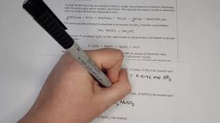 AS Chemistry - more chemical calculation examples