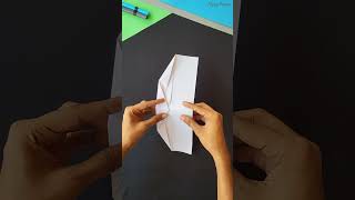 New Turning and Flying paper plane , how to make paper plane , best flying homemade glider