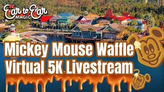 🔴 LIVE - RunDisney Virtual Series 2024 Mickey Mouse Waffle 5K Live Stream - 06.22.24